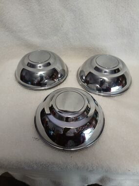Set of 3 Chrome Hubcaps / Center Caps For 2006-2031 Dodge Charger